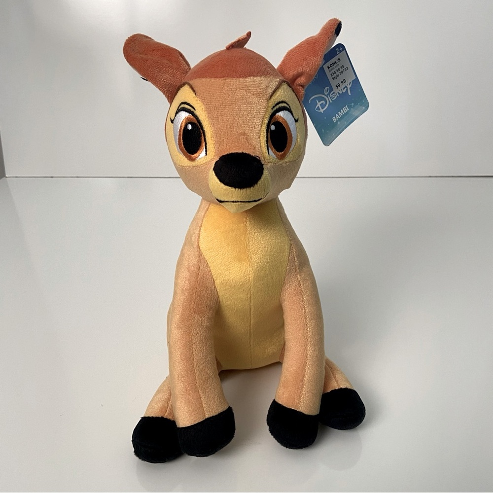 Disney’s Bambi 12" Stuffed Animal Plush Toy Kohls Cares NWT